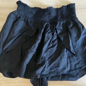 Flowy but casual black shorts